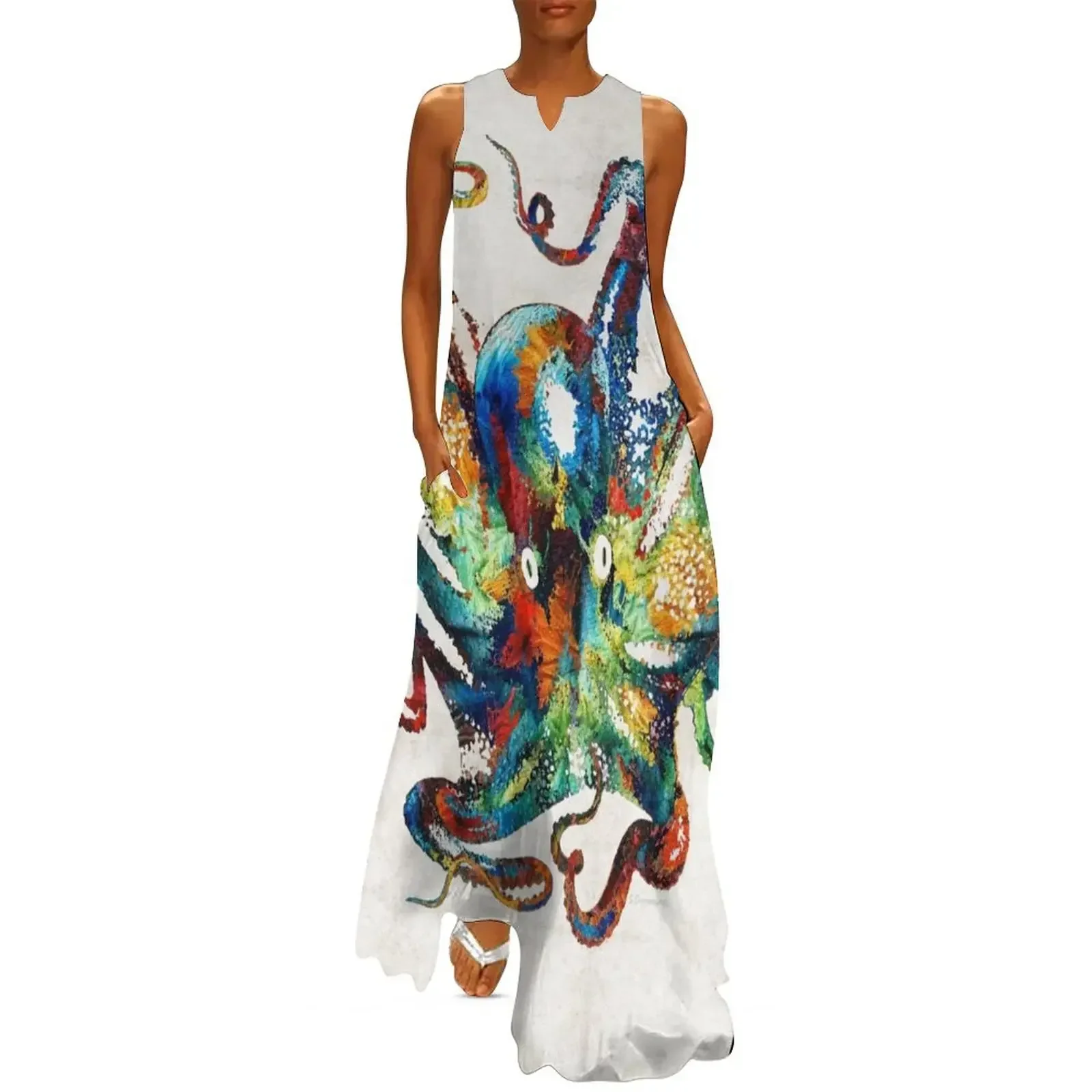 

Colorful Octopus Art by Sharon Cummings Long Dress summer dress women 2025 women's luxury party dress clothes for women
