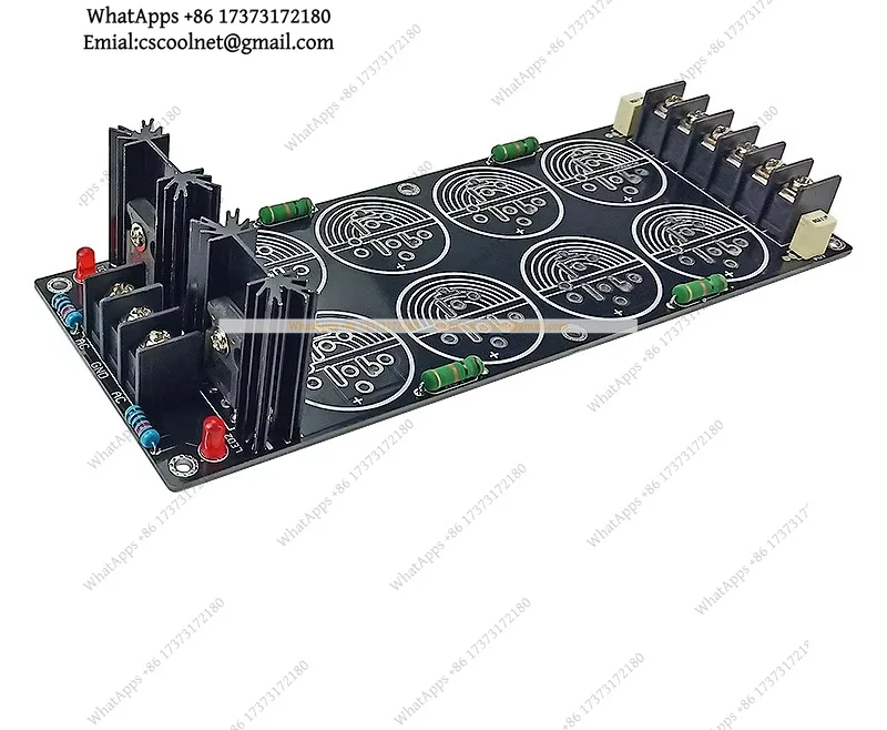 k06 120A Rectifier Filter Power Board Solder 8 Capacitor Schottky Sound Amplifier 35MM Capacitance 207*80MM Electronic Component