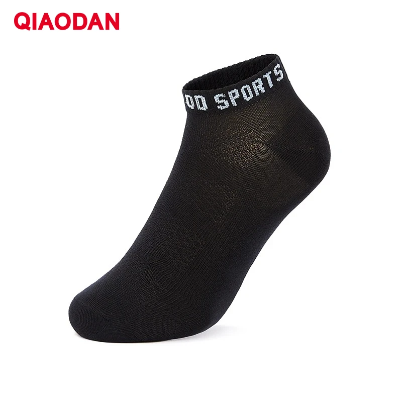 

QIAODAN Running Socks for Women 2025 Autumn Breathable Sweat-absorbing Comfortable Women Black Socks New Year Gift EWH3291913