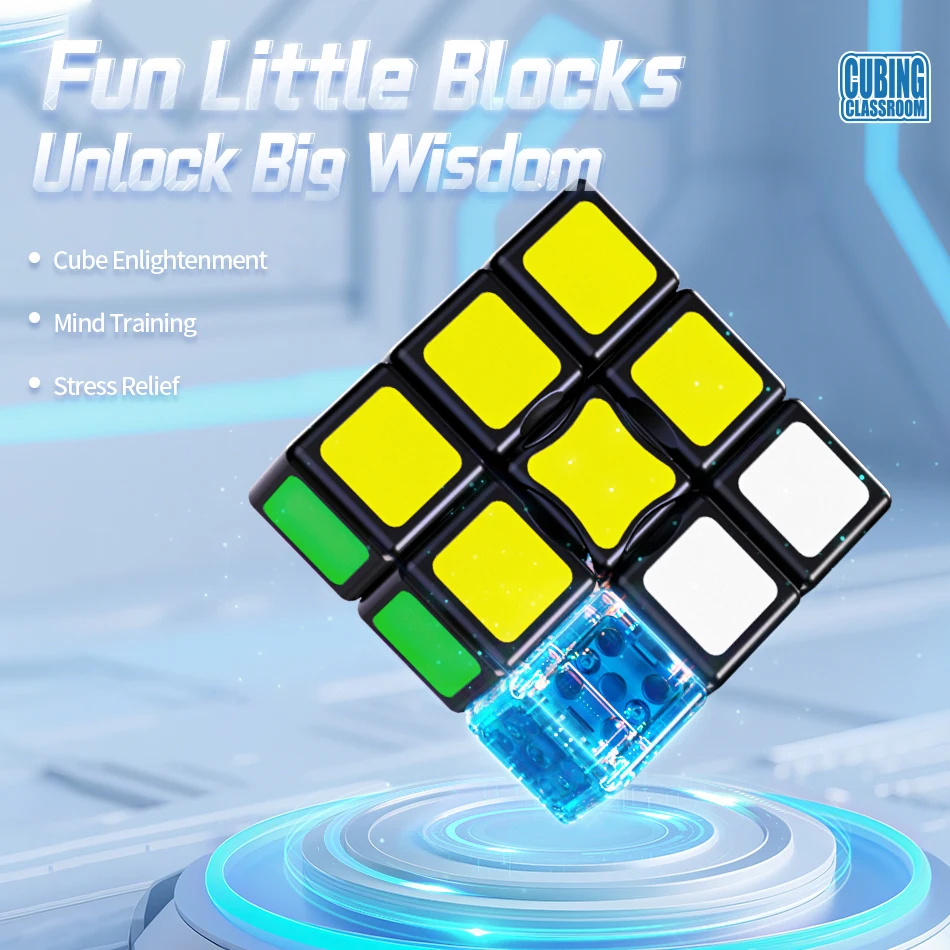 MoYu 1x3x3 Kostka Magiczna MoYu 133 Kostka Speed Profesjonalne Zabawki Puzzle Prezent dla Dzieci 1x3x3 Speedcube Magico Cubo