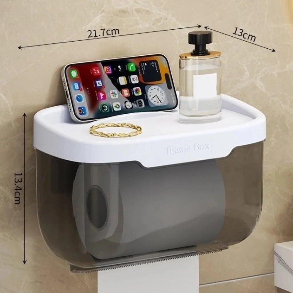 

Бытовой пластиковый держатель для салфеток, настенная коробка для салфеток для ванной комнаты, водонепроницаемый держатель для туалетной бумаги, стеллаж для хранения