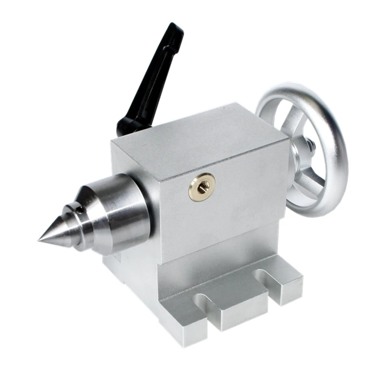 LY Activity Tailstock Waterproof Rotary Axis Tailstock Center Height 65mm for CNC Router Milling and Drilling Machine Use