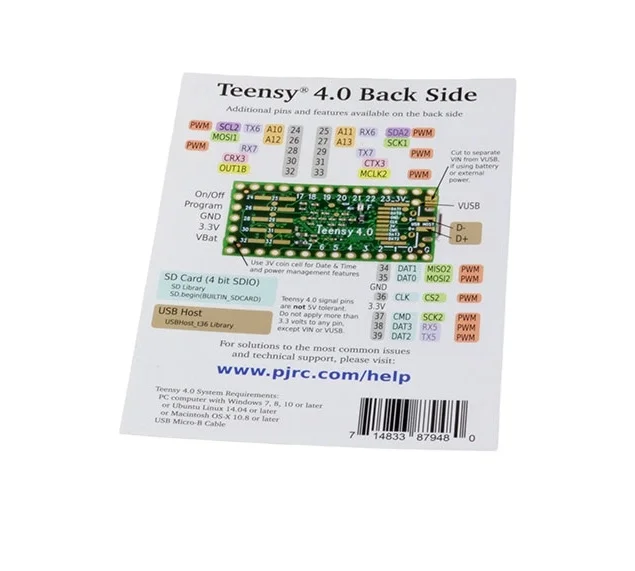 DEV-15583 RT1062 Teensy 4.0 i.MX ARM MPU Development Boards & Kits