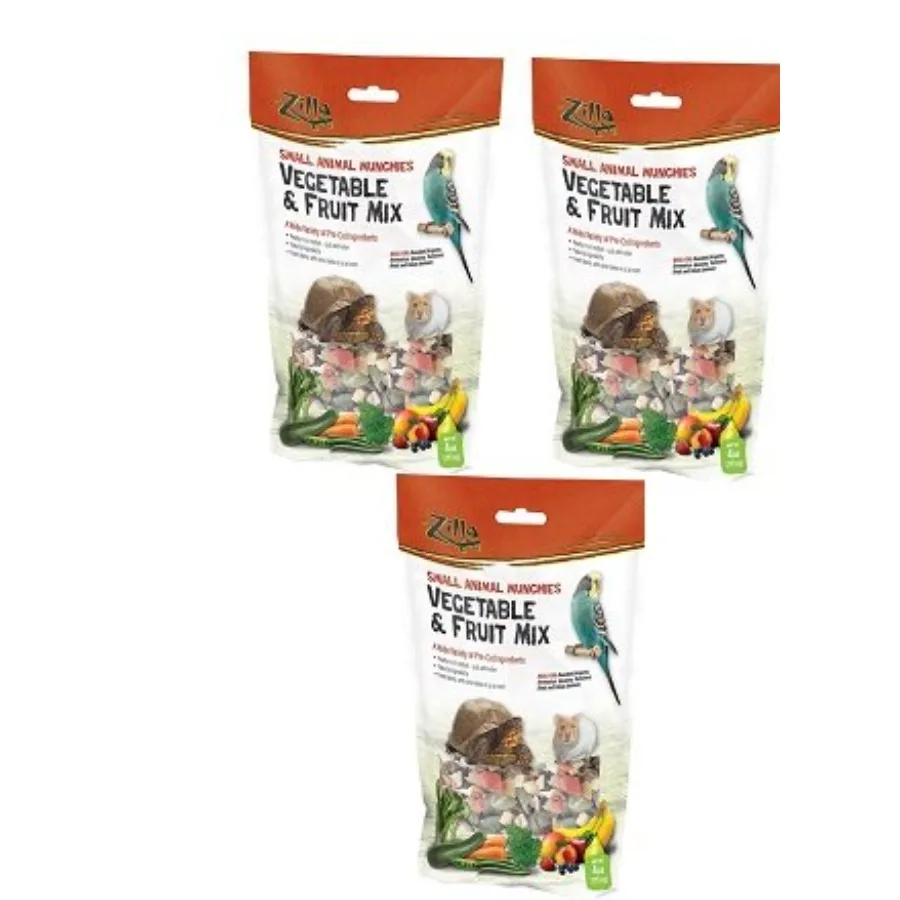 

【Spot goods】3 Pack Reptile Food Munchies Vegetable and Fruit Mix Ounces Each