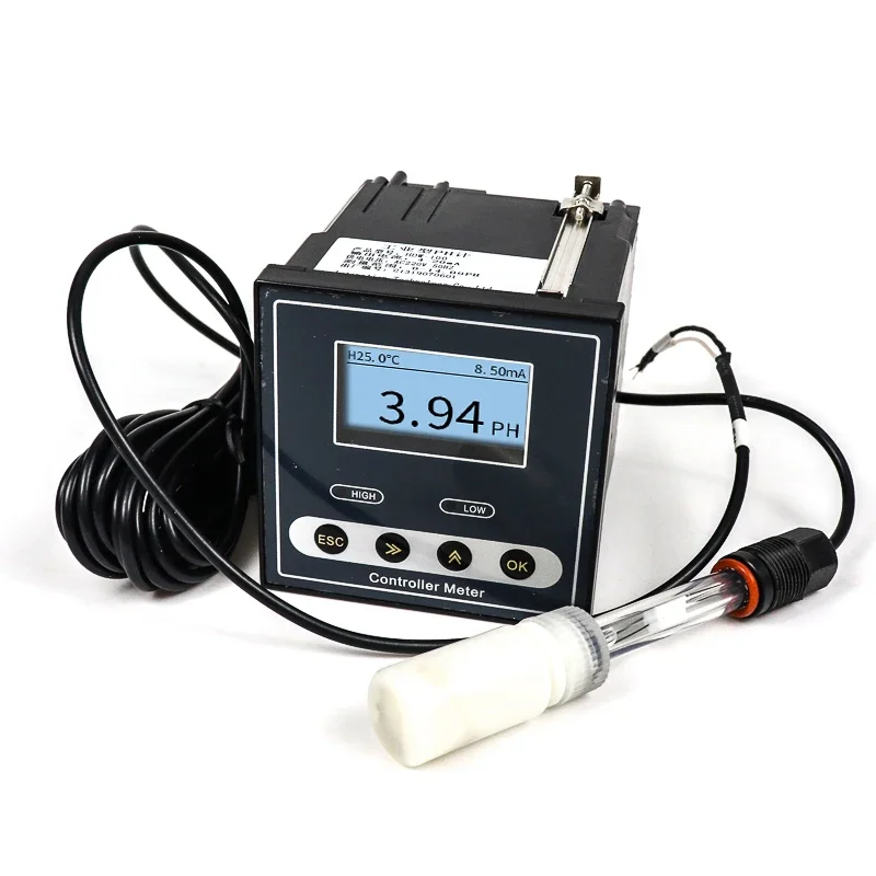 Medidor de ph digital para lago de peixes, medidor eletrônico de ph