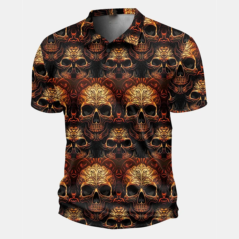 

Cool Geometric Shapes Classic Polo Shirt Men's Fashion Clothing Lapel Button Shirts 3D Printed Colorful Electronic Street Top