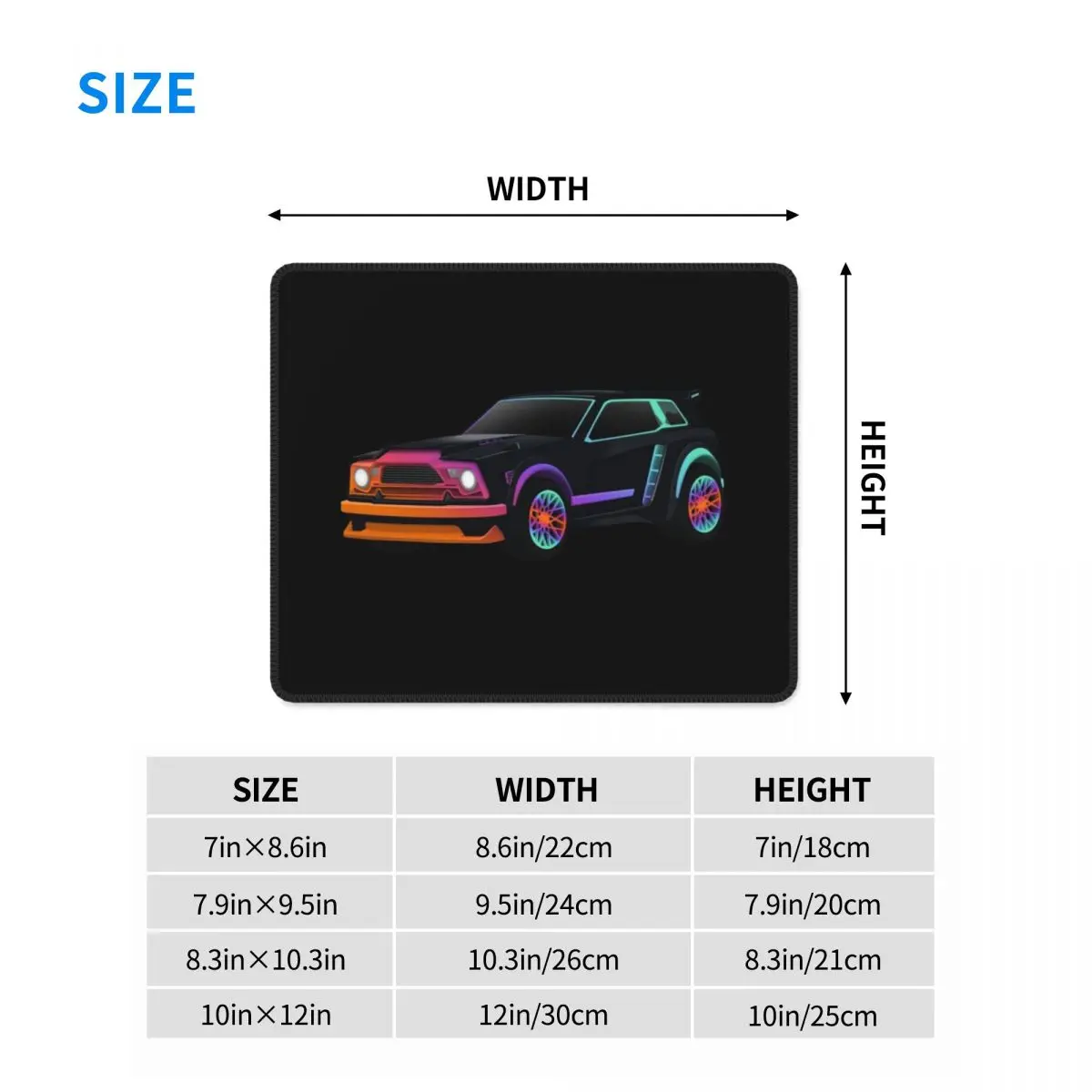 Multi-size Mouse Pad Rocket League Fennec Gamer PC Laptop Mats Keyboard Carpet Computer Gaming Office Accessories Desk Mat