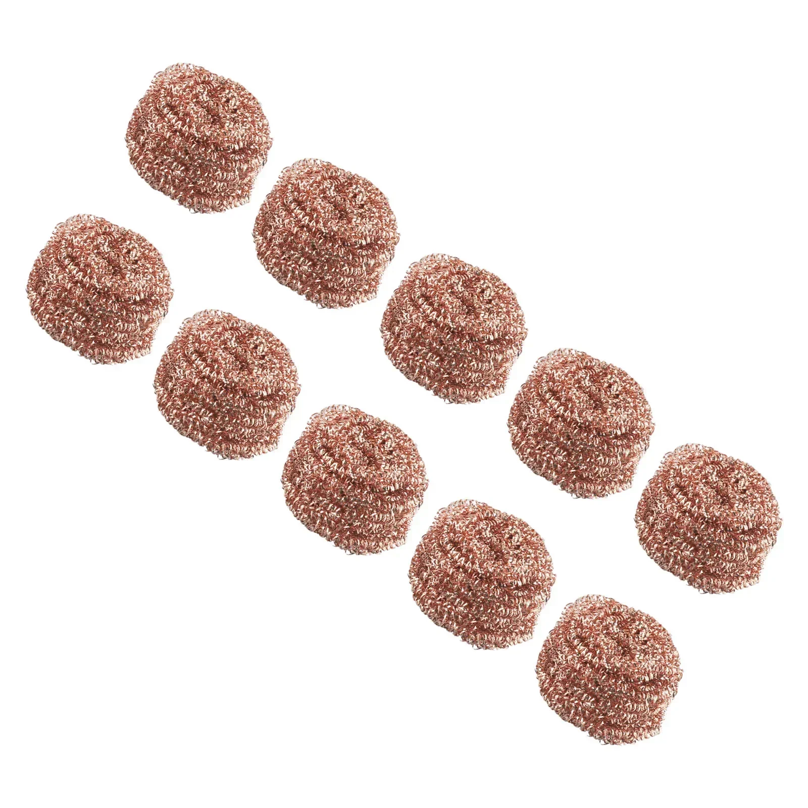 Cleaning Fast Copper Wire Ball Cooper Coated Scourers Copper Steel Ball Copper Wire Cleaning Ball Remove Quickly