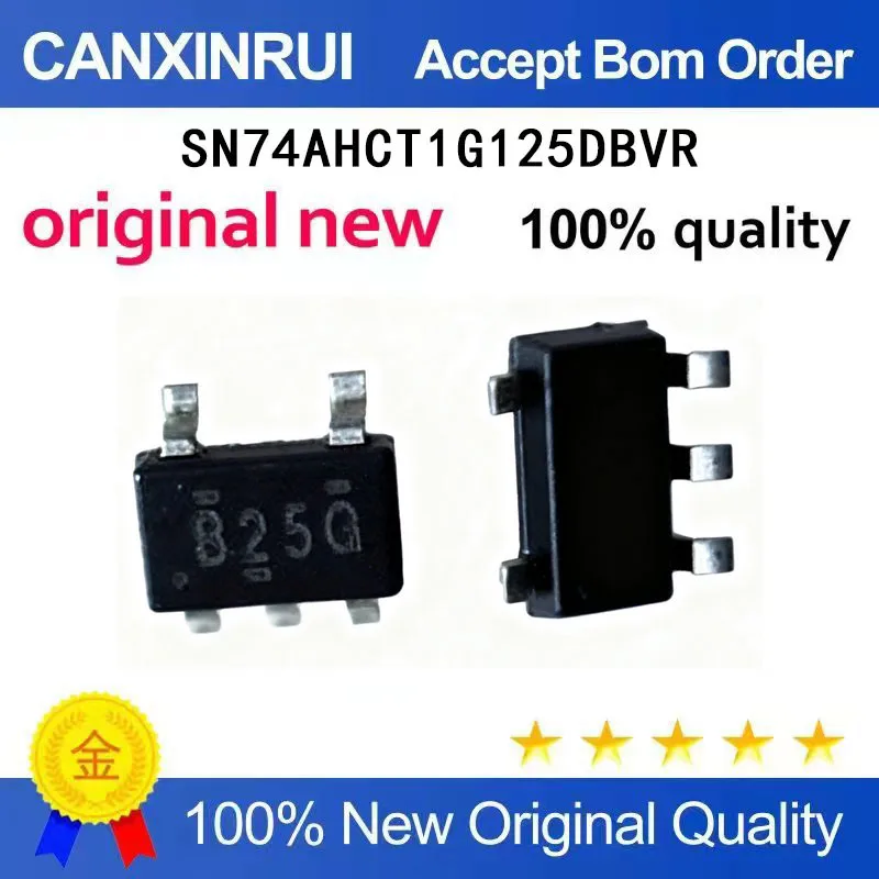 (5-100 Pieces) SN74AHCT1G125DBVR SOT23-5 silk screen B25G B25S spot chip IC