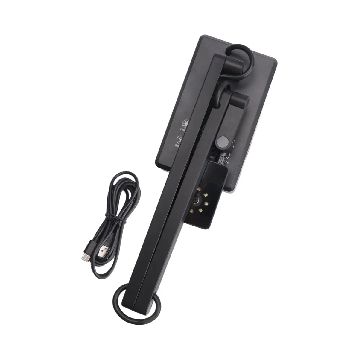 #58M Electronics Accessories,4K USB Document Camera 16MP Webcam Visualiser Image Invert Foldable (Black)
