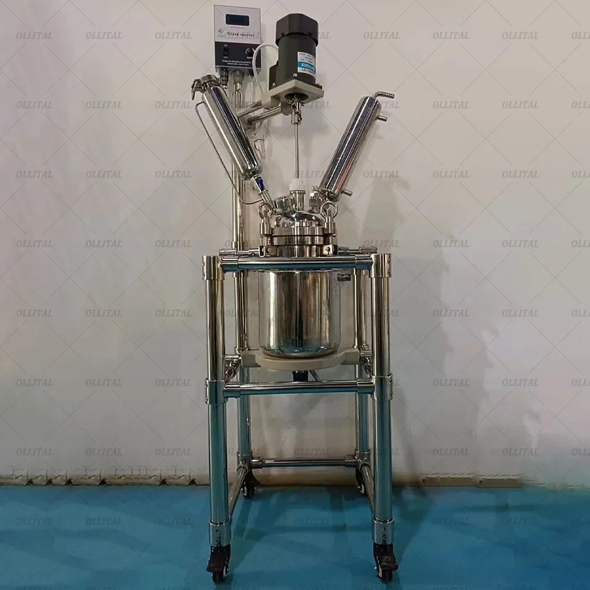 Customized Capacity Lab Hydrothermal Reactor Stainless Steel Reaction Systems Jacketed Agitators For Sale