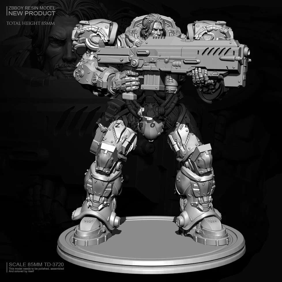 85mm Resin model kits figure colorless and self-assembled TD-3720