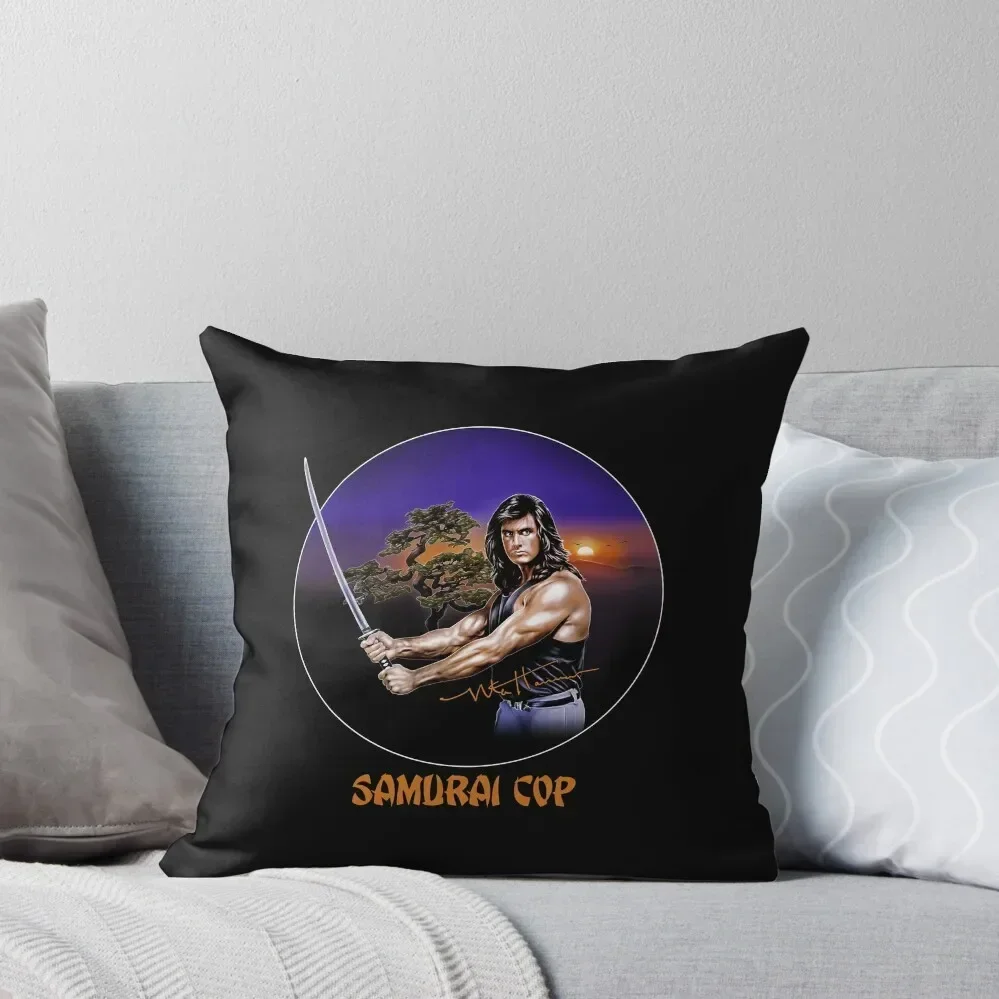 

Samurai Cop 80s B-Movie T Shirt Throw Pillow covers for pillows Luxury Cushion Cover pillow