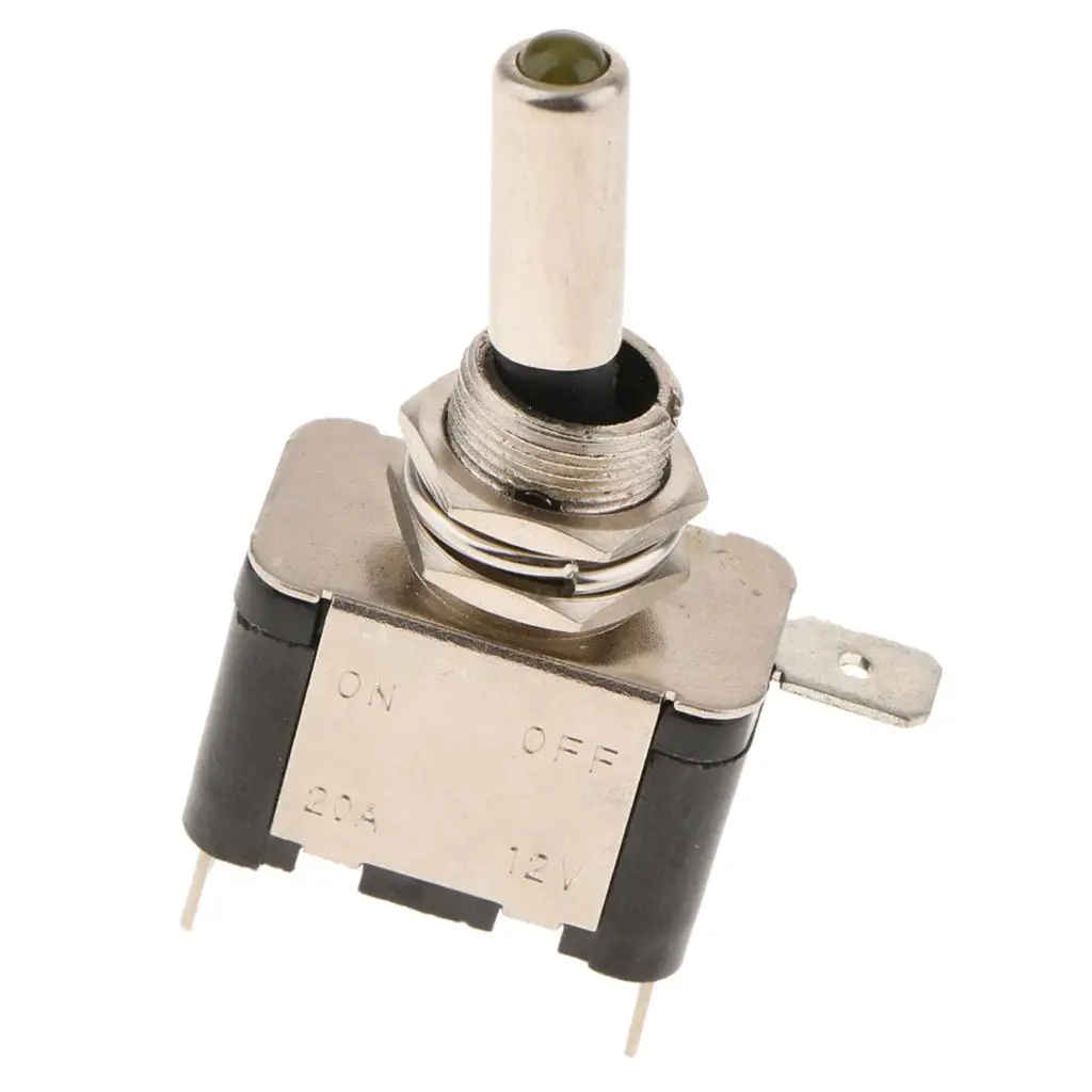 1 Piece Mini Toggle Switch 2-pole Switch for Modification of Car Engines