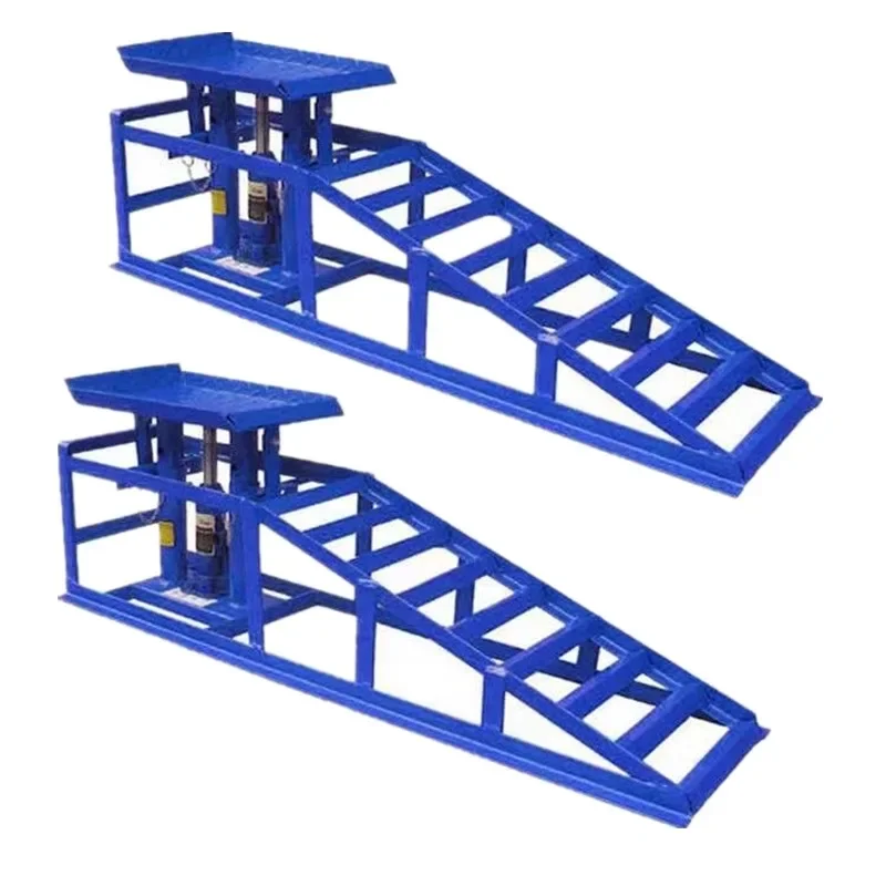 2 ton steel hydraulic car ramp car repair ramp