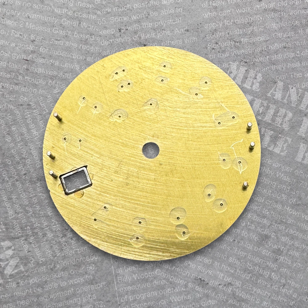 28.5 mm S Logo Seashell Dial Suitable For NH35/NH36 Japan Movement Green Luminous Quality Watch Modification Accessories