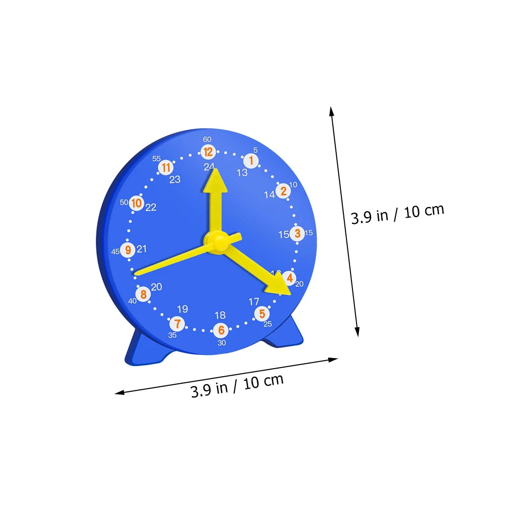 3 個の取り外し可能な時計モデル教材子供ツール子供のおもちゃの時計学習プラスチックビジュアルタイマー