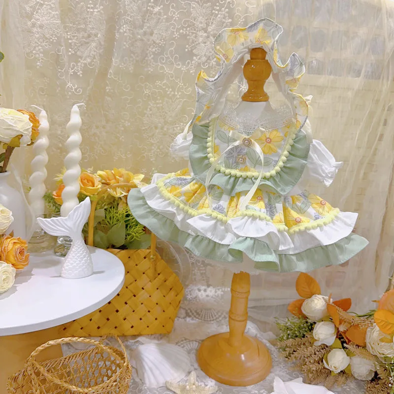 10cm綿人形服「リトルレモン」スタイル15cm 20cm 40cmブルー人形ドレスヘッドバンド