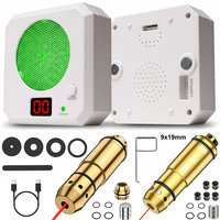 9x19 Dry Fire Laser Training Kit Digital Laser Target for Dryfire Training System 9mm Laser Training Bullet Shooting Trainer Set