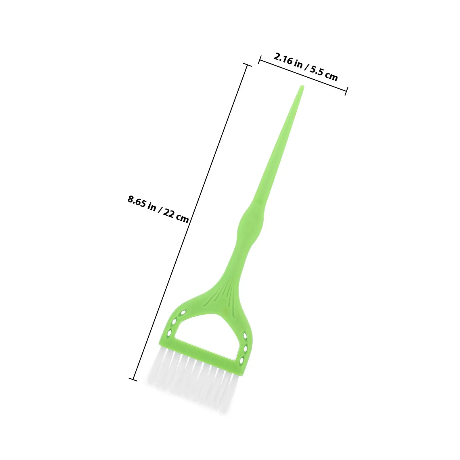 Hair Dye Applicator Brush Plastic Handle Designed for Precise Even Hair Coloring Keratin Treatment Salon and Home DIY Use
