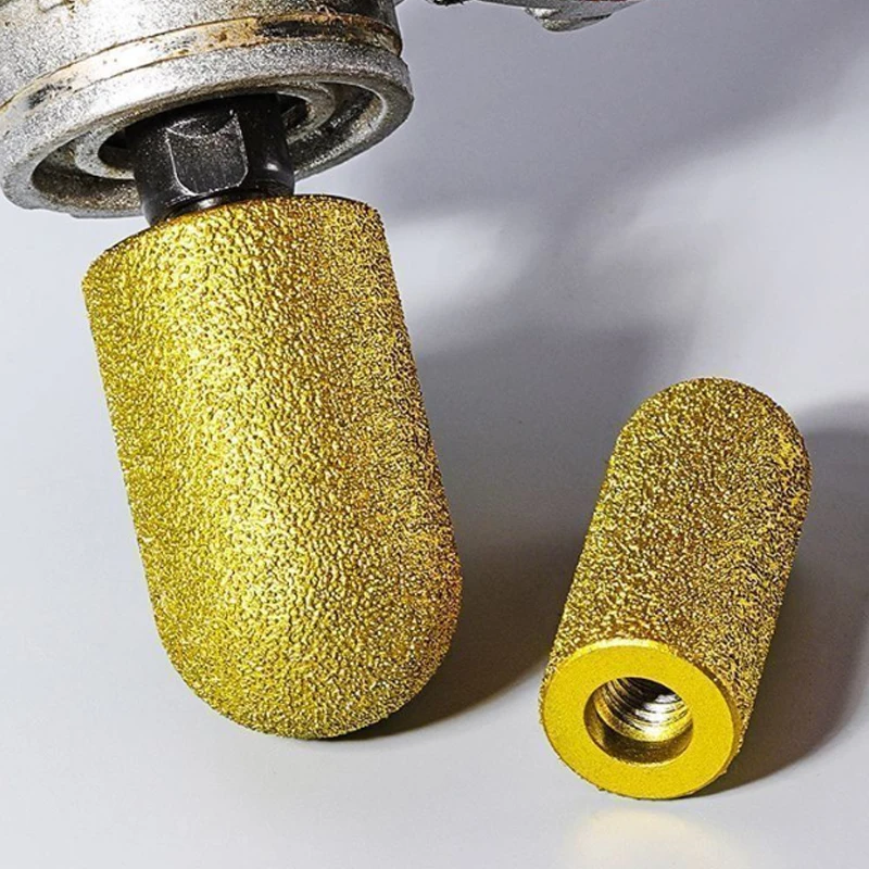 5pcs 20/30mm M10 Diamond Brazed Arc Grinding Wheel Grinding Head Stone Marble Tile Trimming Angle Grinder Milling Cutter
