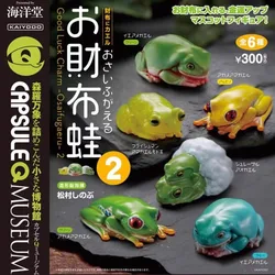 Original Gashapon Kawaii Cute Anime Rana Caibuensis Agalychnis Callidryas Frog Figure Gachapon Capsule Toys Creativity Gift