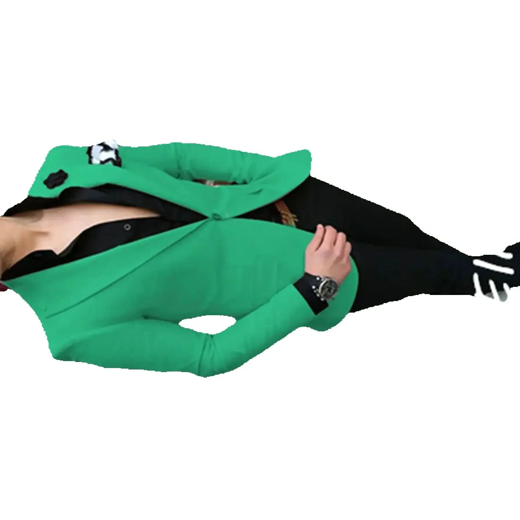 

CustomizedMen's Casual 2 Piece Slim Fit Suit Blazer One Button Notch Lapel Prom Tuxedos Wedding Groomsmen (Jacket +Pants)