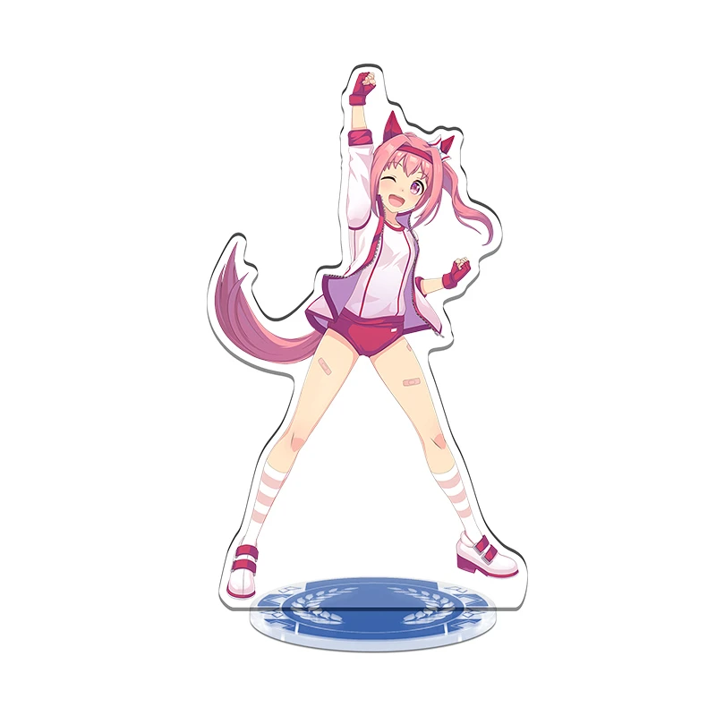 Anime Pretty Derby Acrylic Keychain Stand Model for Cosplay