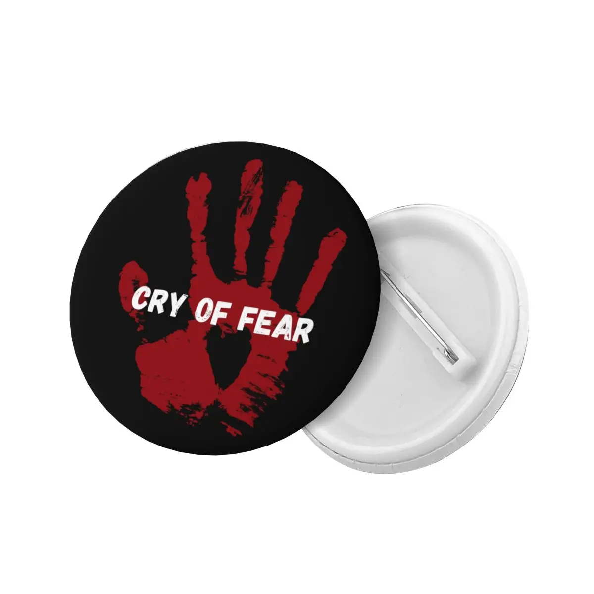 Swedish Horror Video Games Cry Of Fear Pin Back Buttons Custom Brooch Badge for Hats Pinback Birthday Gift