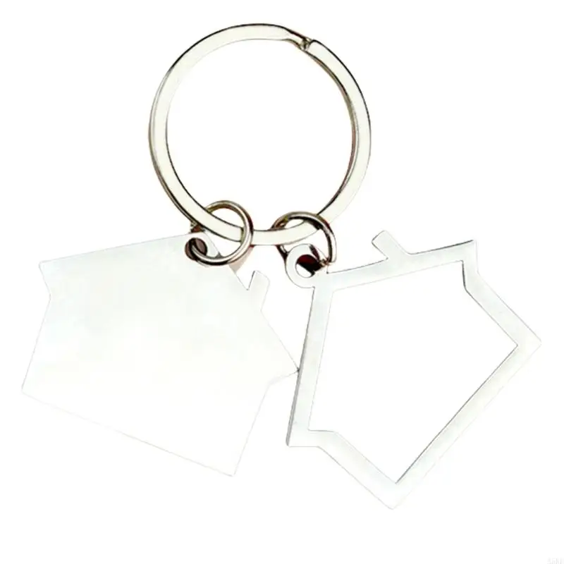 

Sleek Double Layer Keychain Alloy Construction Perfect For Keys And Belongings