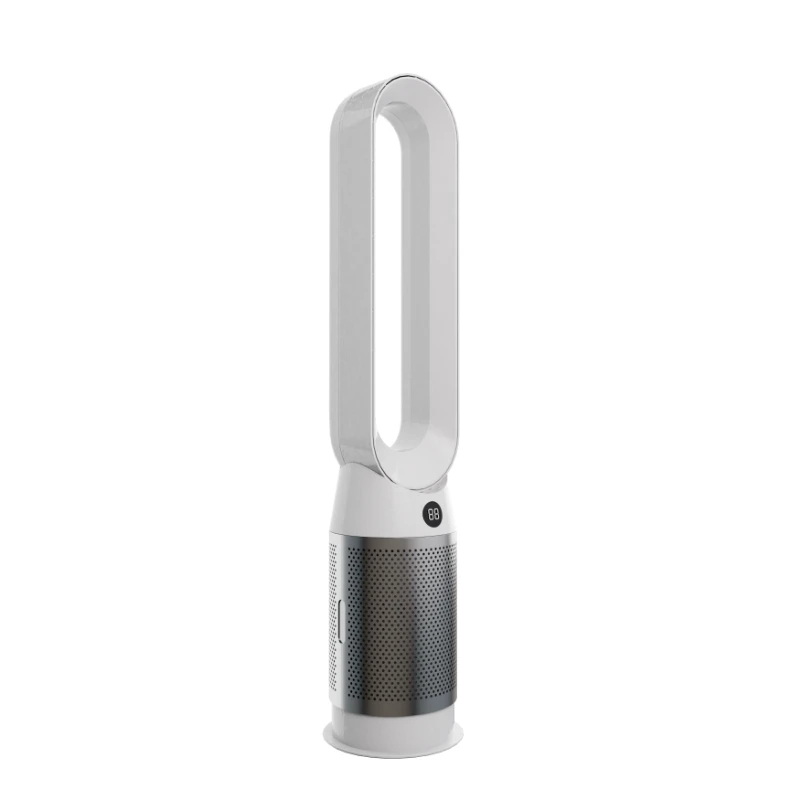 Home Electric Air Cooling and Air Purifier Dual Use Fan Household Bladeless Fan and Purifying with Remote Control
