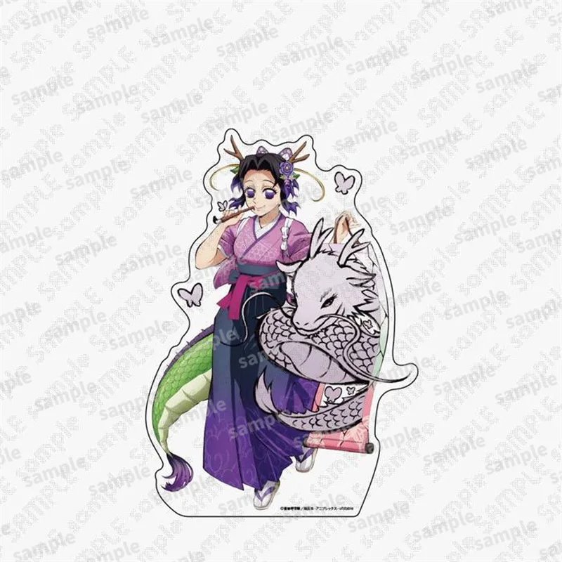 Demon Slayer 5th Anniversary Acrylic Stand The Year of The Loong Rengoku Kyoujurou Statue Uzui Tengen Figure Tanjirou Doll Toys