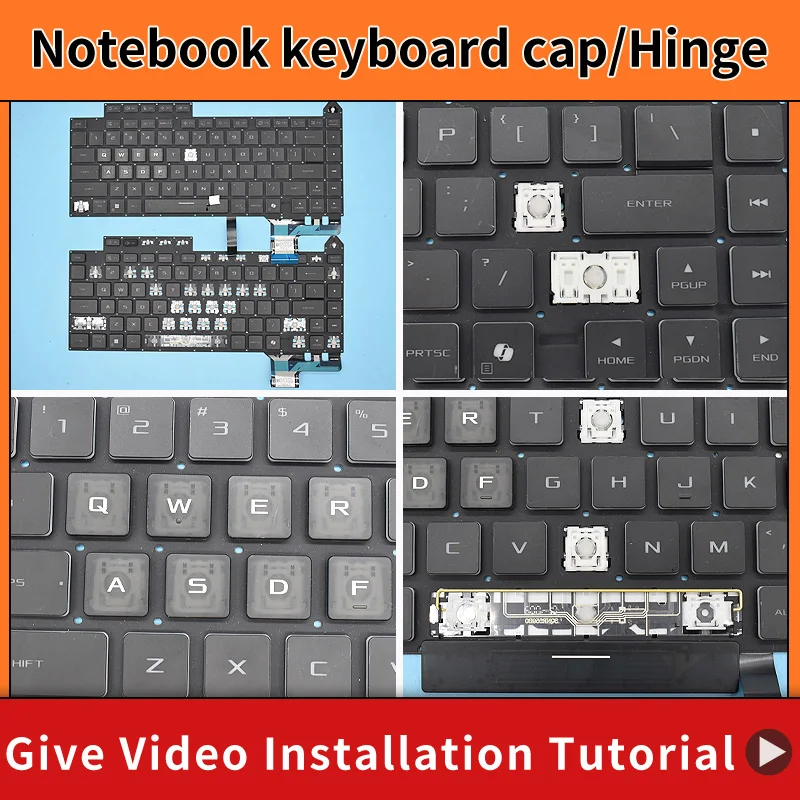 Replacement Original Keycap Key Cap Hinge for Asus ROG Strix SCAR 16 G615 G615J G635 G635LR G635LW G635LX 2025 Keyboard KeyCap