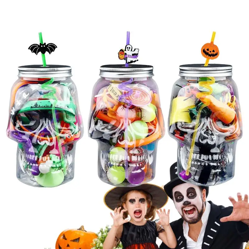 

Kids Halloween Party Favors Festival Basket Stuffers Trick Or Treat Goodie Bag Fillers Set Of 200 Halloween Treasure Box Toys