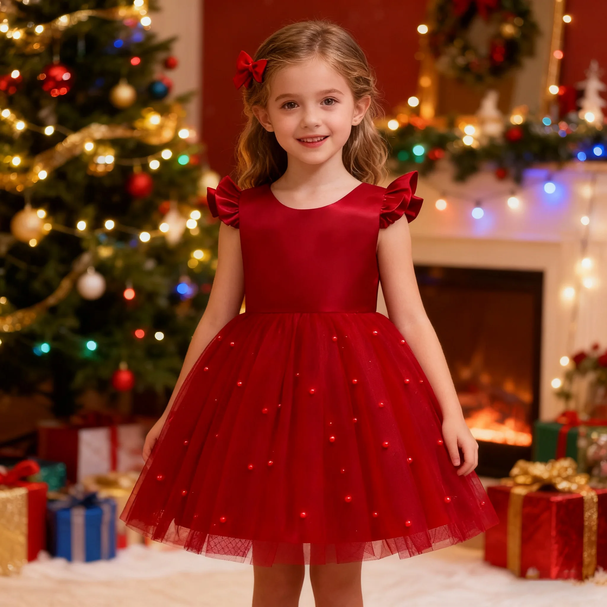 

Kids Christmas Dresses for Girls festival Clothes Children's Clothing Princess Dress Elegant dress for girl party Gown
