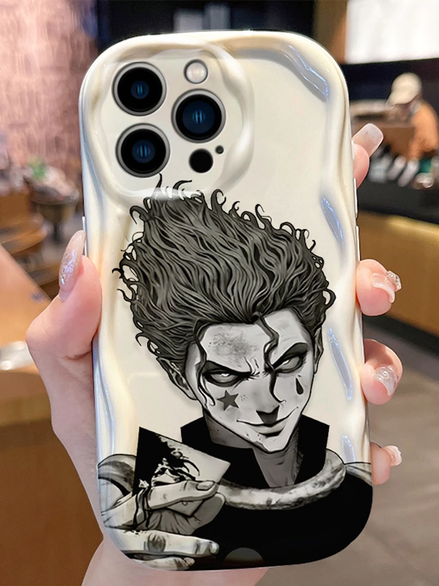 Coque Hunter Wave pour iPhone 16 E 15 Pro Max 14 13 12 Mini 11 Pro Max XS X 8 7 Plus, housses antichoc en Silicone liquide souple Funda