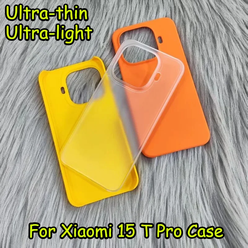 

Ultra-thin Ultra-light Hard PC Case for Xiaomi 17 Pro Max 15 14 13 Lite T Pro Frameless Shockproof Matte Protection Shell Cover