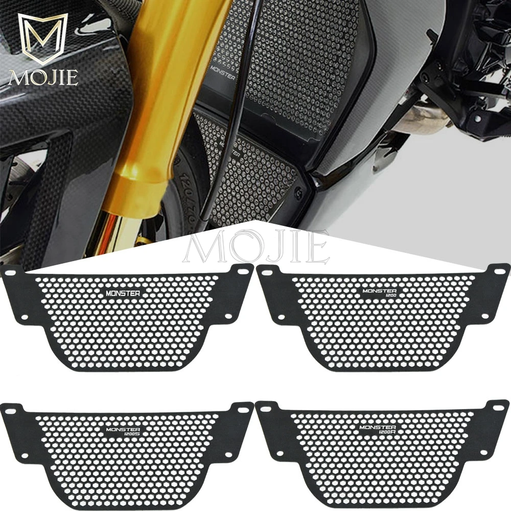 

Radiator Grille Cover Oil Cooler Guard FOR DUCATI MONSTER 1200/S/R 2013-2021 Monster 1200 25 Anniversario 2020 2021 2022 2023