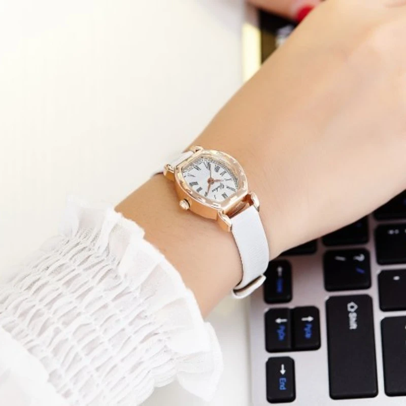 Женские часы в стиле ретро с кожаным ремешком, повседневные кварцевые часы, женские модные часы, наручные часы Relogio Feminino, часы Reloj Mujer Часы
