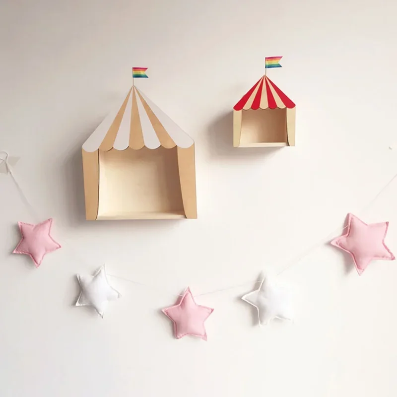 New Nordic Baby Room Handmade Nursery Star Garlands Christmas Kids Room Wall Decorations Photography Props Best Gifts