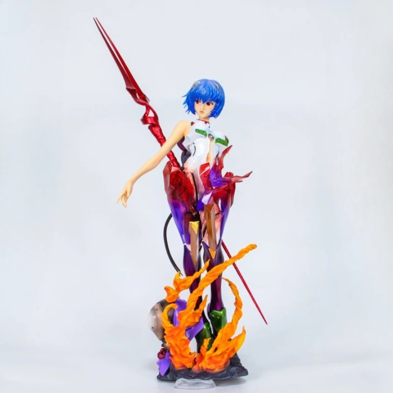 

62cm Rei Ayanami Neon Genesis Evangelion Asuka Langley Soryu Anime Figure EVA Action Figure PVC Collection Model Doll Gifts Toys