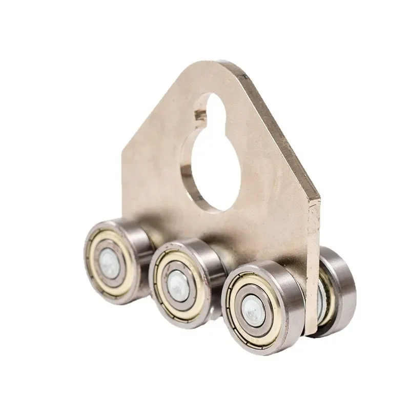 

Wheel trolley assembly rollers, lift crane pulleys, sliding door track pulleys