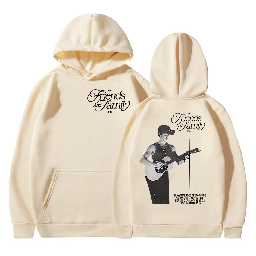 مغني الراب شون مينديز ألبوم 2025 أغطية رأس مطبوعة خريف/شتاء الرجال النساء الهيب هوب كنزة صوفية قطنية/بلوزة قطنية بلوزات هوديس خمر