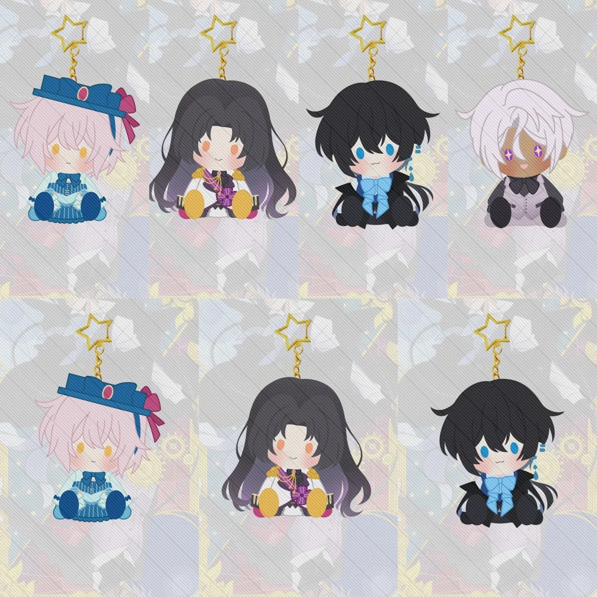 6CM Anime The Case Study of Vanitas Acrylic Keychain Cosplay Characters Ornament Accessories Christmas Collection Gifts