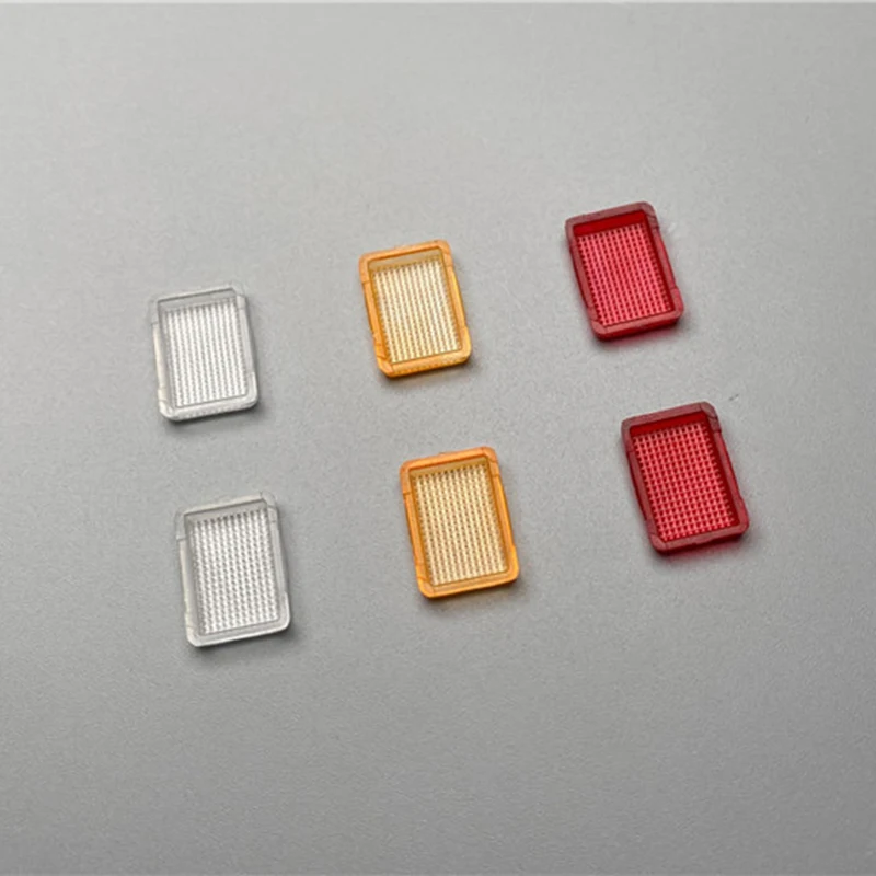 Simulation Plastic 3 Color Light Sheets Tail Light Piece for 1/14 Tamiya RC Dump Truck King Hauler 56344 56301 LESU Car