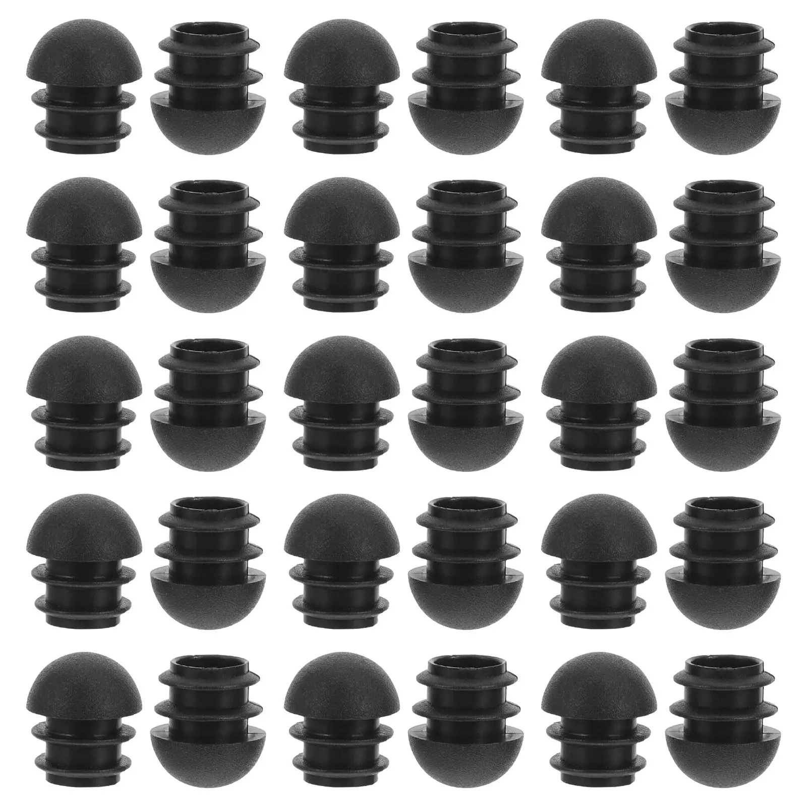 100Pcs Round Plastic Furniture Leg Inserts 16Mm Diameter Easy Slide Strong Grip Floor Protector for Chair Table Desk Outdoor