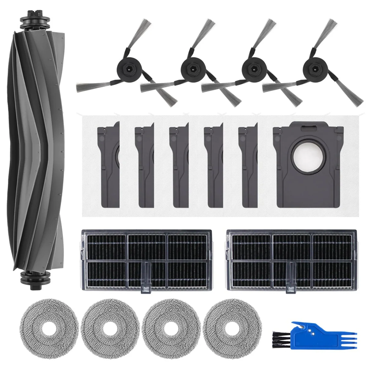 Accessory Replacement Compatible for Dreame X40 Ultra Complete / X40 Master Robot Vacuum Cleaner, Main Brush, Filters