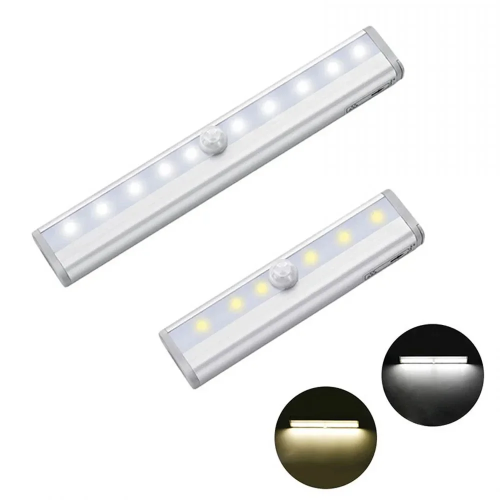 

9cm/19cm LED Night Light PIR Motion Sensor Closet Cabinet Corridor Lights Wireless Night Lamp Kitchen Stair Lighting Luminaria