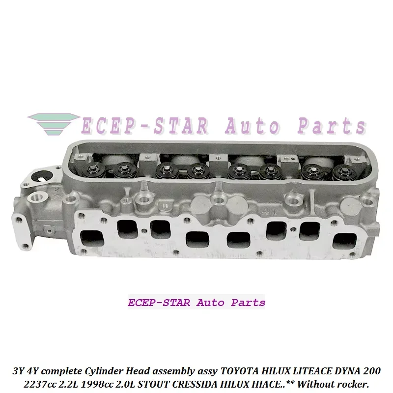 11101-73020 3Y 4Y NO Rocker Complete Cylinder Head Assembly 11101-73021 For TOYOTA HILUX LITEACE DYNA 200 STOUT CRESSIDA 2.0 2.2