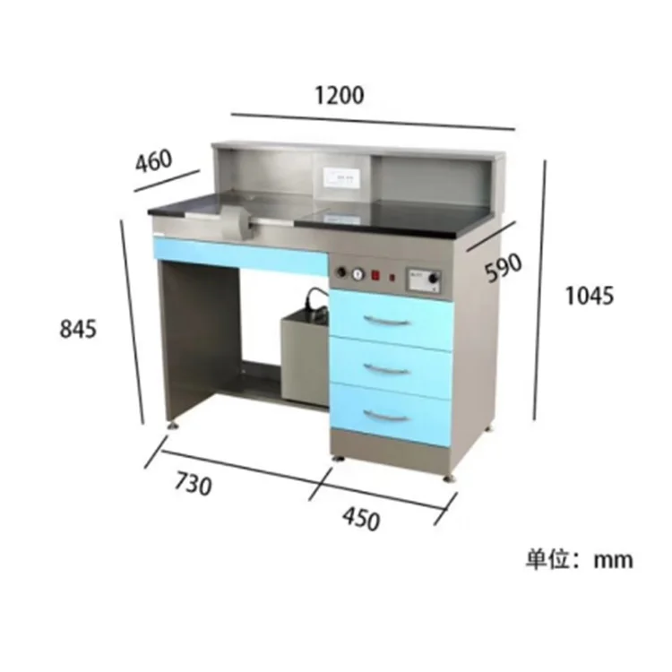 Dental BencheLaboratory Steel Frame Technician Desk Workstation Lab Dental Laboratory Workbench